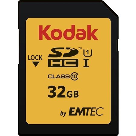 KODAK Kodak EKMSD32GHC10HPRK 32 GB UHS-I U3 Class 10 Ultra SDHS Memory Card EKMSD32GHC10HPRK